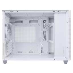 ASUS Prime AP201 Tempered Glass MicroATX Gaming Case - White