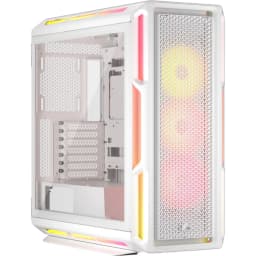 CORSAIR CASE ICUE LINK 5000T LX RGB TEMPERED GLASS MID-TOWER CASE, WHITE