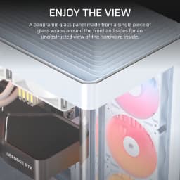 CORSAIR CASE FRAME 4500X RS-R ARGB TEMPERED GLASS MID-TOWER, WHITE