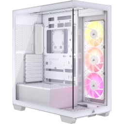 CORSAIR CASE 3500X ARGB TEMPERED GLASS MID-TOWER, WHITE