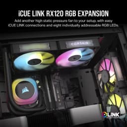CORSAIR iCUE LINK RX120 RGB 120mm PWM Single Fan Expansion