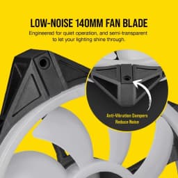 CORSAIR iCUE QL140 RGB 140mm PWM Single Fan