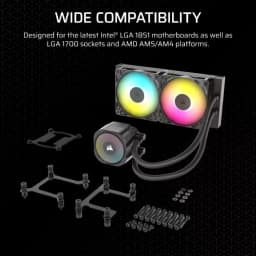 CORSAIR NAUTILUS 240 RS ARGB Liquid CPU Cooler