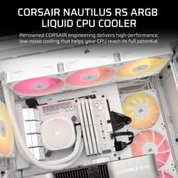 CORSAIR NAUTILUS 360 RS ARGB Liquid CPU Cooler - White
