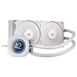 CORSAIR NAUTILUS 240 RS LCD Liquid CPU Cooler - White