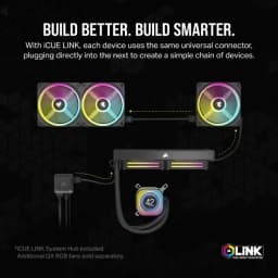 CORSAIR iCUE LINK H100i LCD Liquid CPU Cooler