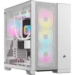 CORSAIR CASE 6500D AIRFLOW TEMPERED GLASS MID-TOWER, WHITE