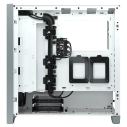 CORSAIR iCUE 4000X RGB Tempered Glass Mid-Tower ATX Case — White