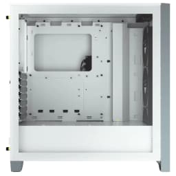 CORSAIR iCUE 4000X RGB Tempered Glass Mid-Tower ATX Case — White