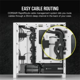 CORSAIR iCUE 4000D RGB AIRFLOW Mid-Tower Case, True White