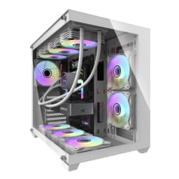 DARKFLASH C285P ATX PC Case White
