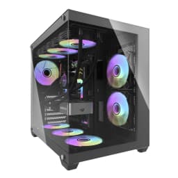 DARKFLASH C285P ATX PC Case Black