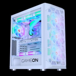 GAMEON Emperor Arctic I Series Mid Tower Gaming Case - White