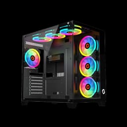 GAMEON Emperor Arctic Series Mid Tower Gaming Case - Black