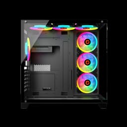 GAMEON Emperor Arctic Series Mid Tower Gaming Case - Black