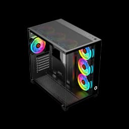 GAMEON Emperor Arctic Series Mid Tower Gaming Case - Black