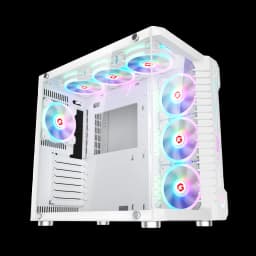 GAMEON Emperor Arctic III Series Mid Tower Gaming Case - White