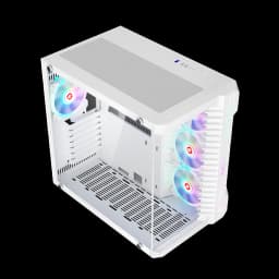 GAMEON Emperor Arctic III Series Mid Tower Gaming Case - White