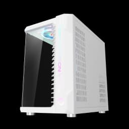 GAMEON Emperor Arctic III Series Mid Tower Gaming Case - White