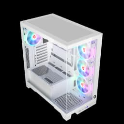 GAMEON Emperor Arctic IV Series Mid Tower Gaming Case - White