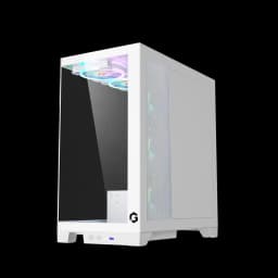 GAMEON Emperor Arctic IV Series Mid Tower Gaming Case - White