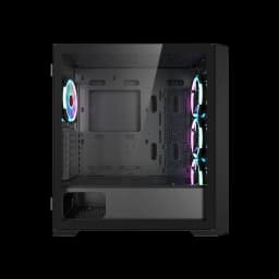 GAMEON Vortex Midnight Series Mid Tower Gaming Case - Black