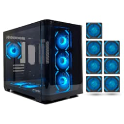 Tortox Curvo ATX Computer Case Black
