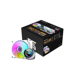 Darkflash Twister DX120 V2.6 ARG CPU Liquid Cooler, Latest Intel 1700 & AMD5 Support, 1800 RPM, Water Pump Infinity Mirror With 360 Degree Rotation, Low Noise 32dba, PWM Fan For PC