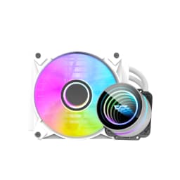 Darkflash Twister DX120 V2.6 ARG CPU Liquid Cooler, Latest Intel 1700 & AMD5 Support, 1800 RPM, Water Pump Infinity Mirror With 360 Degree Rotation, Low Noise 32dba, PWM Fan For PC