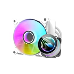 Darkflash Twister DX120 V2.6 ARG CPU Liquid Cooler, Latest Intel 1700 & AMD5 Support, 1800 RPM, Water Pump Infinity Mirror With 360 Degree Rotation, Low Noise 32dba, PWM Fan For PC