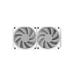 darkFlash DCS240 ARGB Liquid CPU Cooler, 120MM*2 ARGB PWM Fans Supports latest LGA 1700,1200,115X, AM5/AM4/AM3 Sockets, 800~2000 rpm Speed - WHITE
