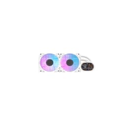 darkFlash DH240D All-in-One 360mm Liquid CPU Cooler CPU support socket LGA 115x / 1200 / 1700 AMD AM5 / AM4 / AM3 - WHITE