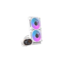 darkFlash DH240D All-in-One 360mm Liquid CPU Cooler CPU support socket LGA 115x / 1200 / 1700 AMD AM5 / AM4 / AM3 - WHITE
