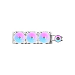 Darkflash DN360 ARGB Liquid CPU, Cooler, Latest Intel 1700 & AMD5, 1800RPM, Low Noise Liquid Cooler - WHITE