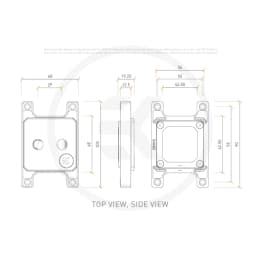 EKWB EK-Quantum Magnitude D-RGB - AM5 Nickel + Plexi
