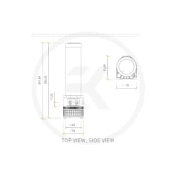 EKWB EK-Quantum Kinetic TBE 300 D5 PWM D-RGB - Acetal