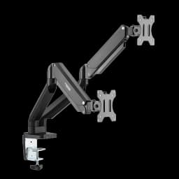 Twisted Minds Dual Monitor Aluminum Slim Mechanical Spring USB Monitor Arm 