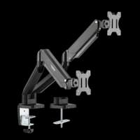 Twisted Minds Dual Monitor Aluminum Slim Mechanical Spring USB Monitor Arm 