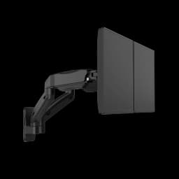 GAMEON GO-5008 Economy Spring-Assisted Wall Mounted Dual Monitor Arm For Gaming And Office Use - Black