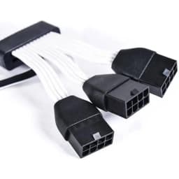 Lian Li Strimer Plus V2 12+4 To 3x8 Pin Add-RGB Cable