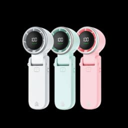 Fantech Life Portable Cooler PAC3 - Kipas Mini 13000 RPM, 100 Speed Adjustment, LCD Display, Powerful Airflow - Green