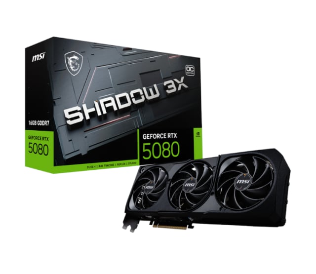 GeForce RTX™ 5080 16G SHADOW 3X OC - Gaming PC Component | High Performance Hardware