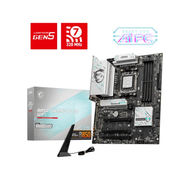 B850 Gaming Plus WiFi DDR5 AM5 ATX  - Gaming PC Component | High Performance Hardware