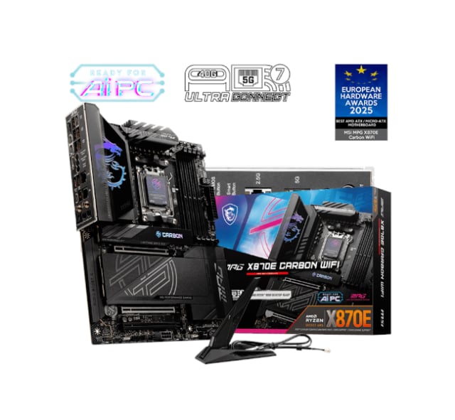  MPG X870E Carbon WiFi AMD - Gaming PC Component | High Performance Hardware