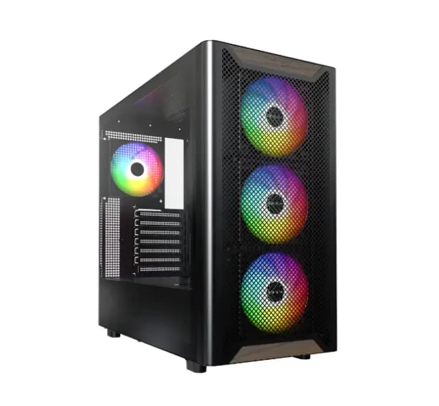 MONTECH XR Wood BLACK - Gaming PC Component | High Performance Hardware