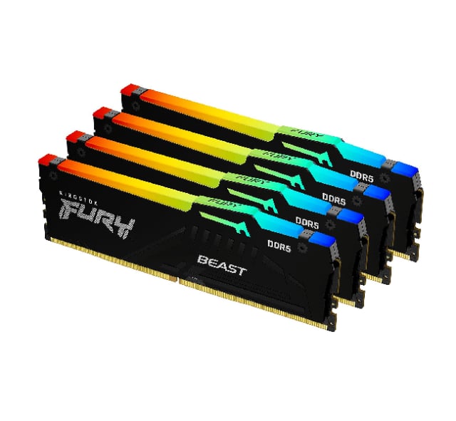  Fury Beast RGB EXPO 64GB 6000MHz - Gaming PC Component | High Performance Hardware