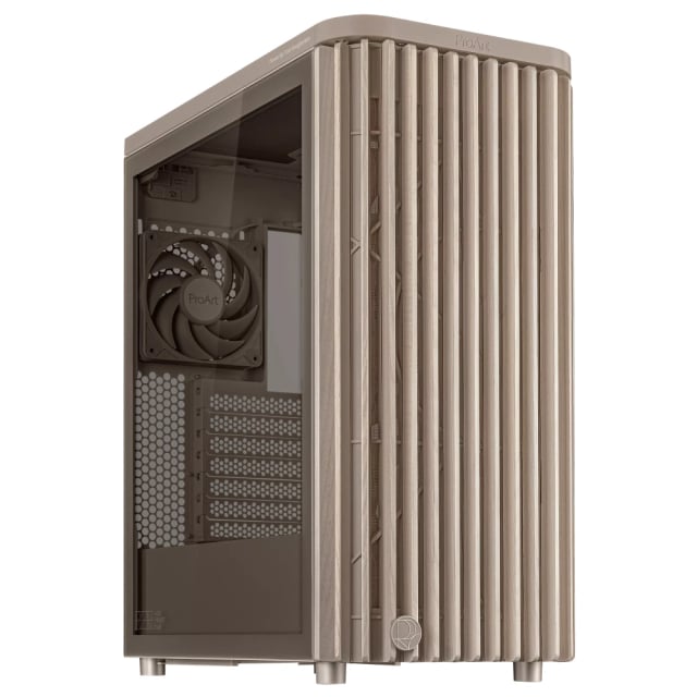 ASUS ProArt PA401 Wood Edition Beige - Tempered Glass Panel - Gaming PC Component | High Performance Hardware