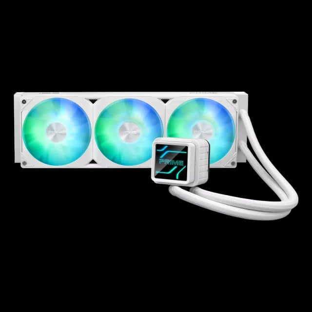 ASUS Prime LC 360 ARGB AiO CPU Liquid  White Edition - Gaming PC Component | High Performance Hardware