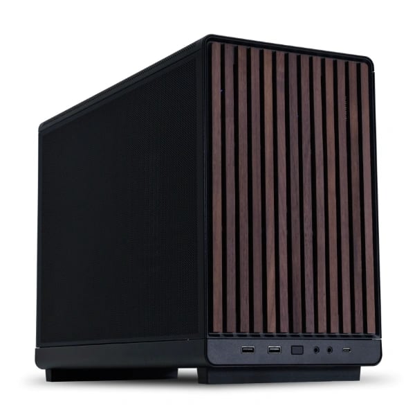 Lian Li A3-mATX Wood Edition Black - Gaming PC Component | High Performance Hardware
