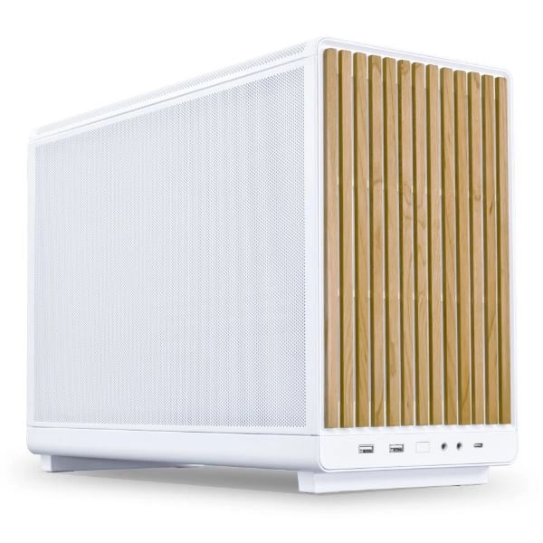 Lian Li A3-mATX Wood Edition White - Gaming PC Component | High Performance Hardware